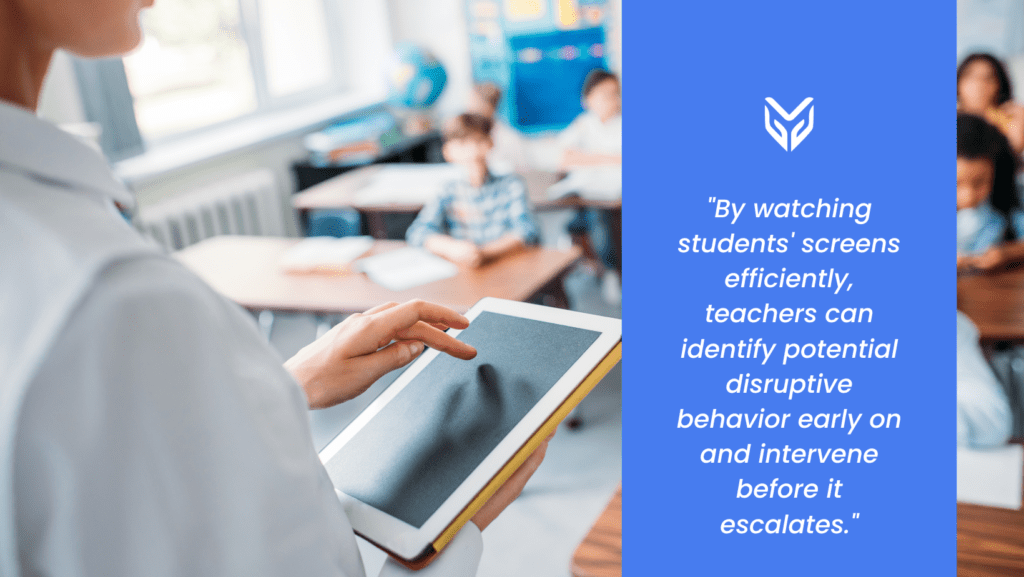 Student Screen Monitoring Enhancing Classroom Management
