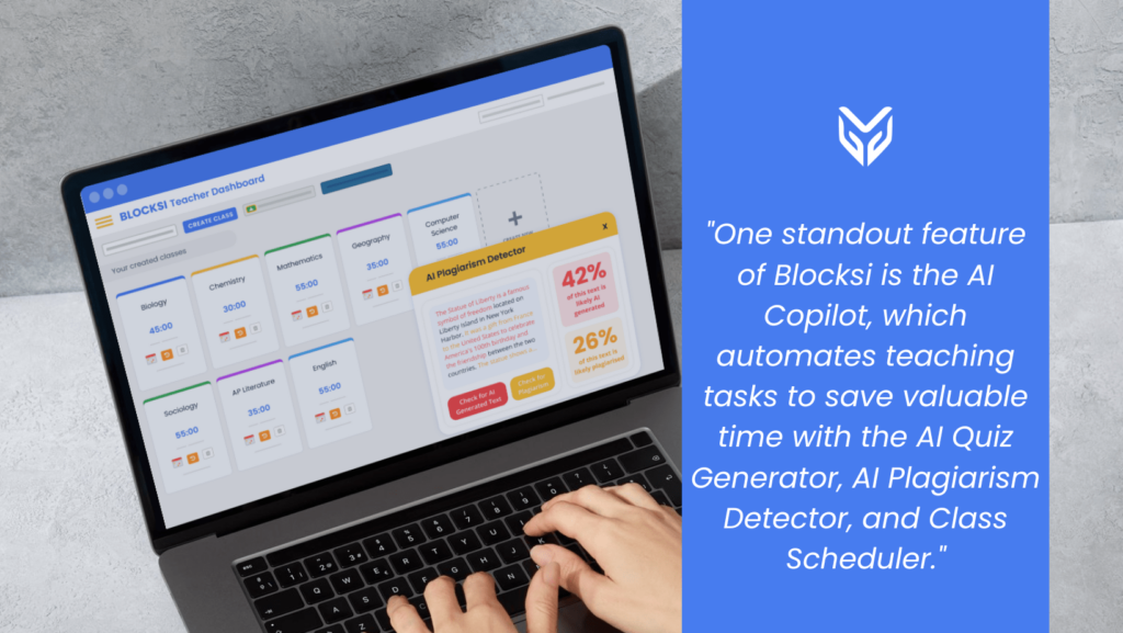 Blocksi's AI Copilot automates teaching tasks to save valuable time