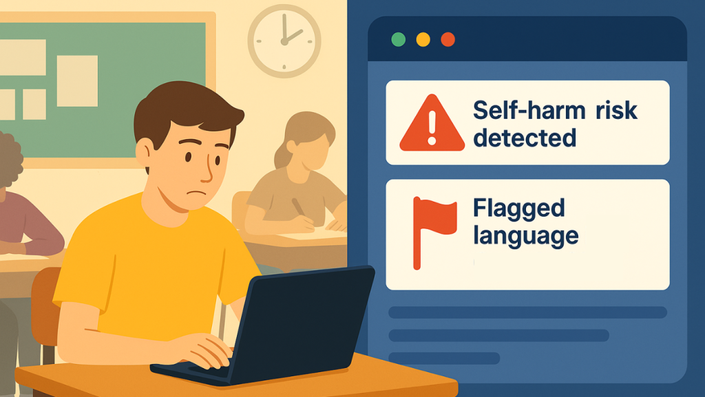 AI tools can identify K-12 student struggles with high precision using the right detection methods, both human detection and AI scanning