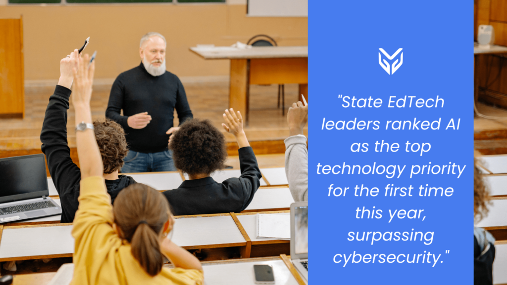 For the first time, state EdTech leaders ranked AI as the top technology priority in 2025.