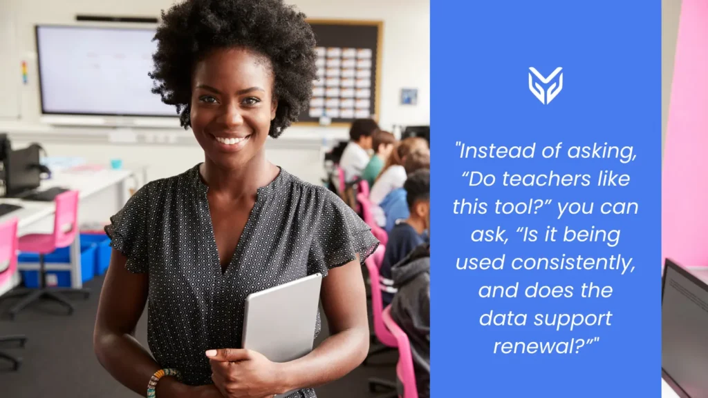 EdTech budget optimization includes having a clear overview app usage stats, enabling smart decision-making and budget planning.