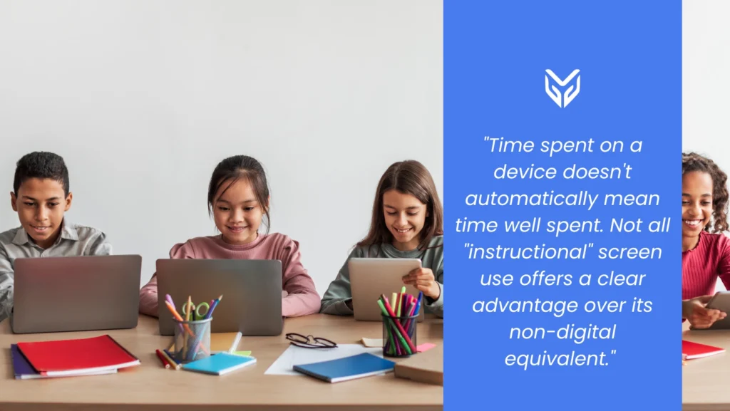 Students on their computers in the classroom