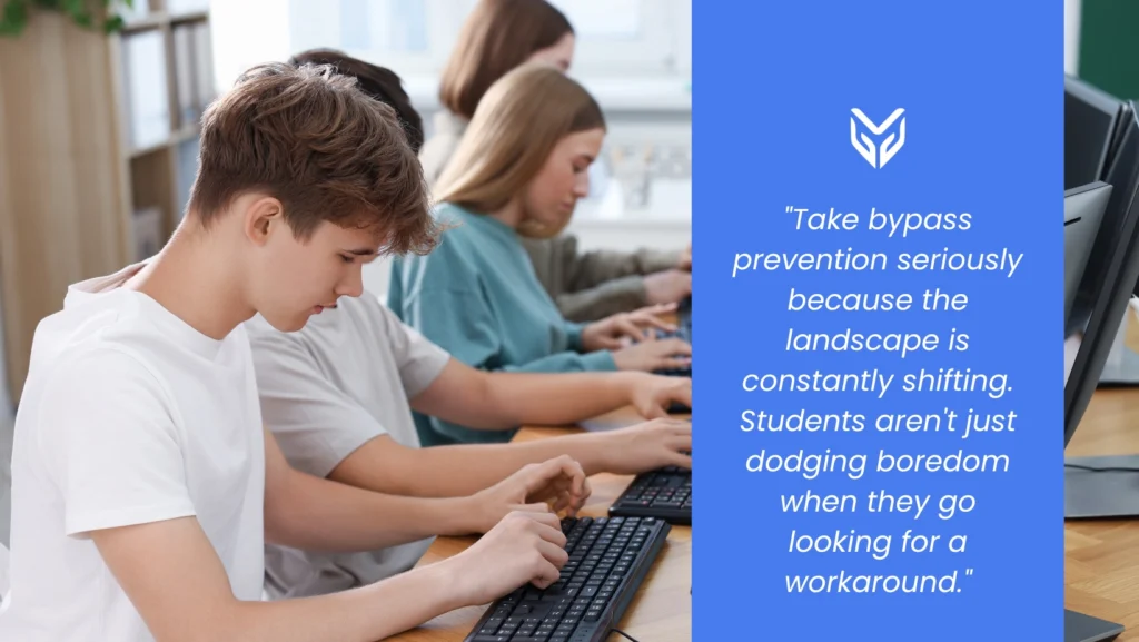 Students on computer