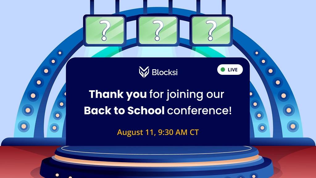 Back to School Conference 2026 game show style graphics